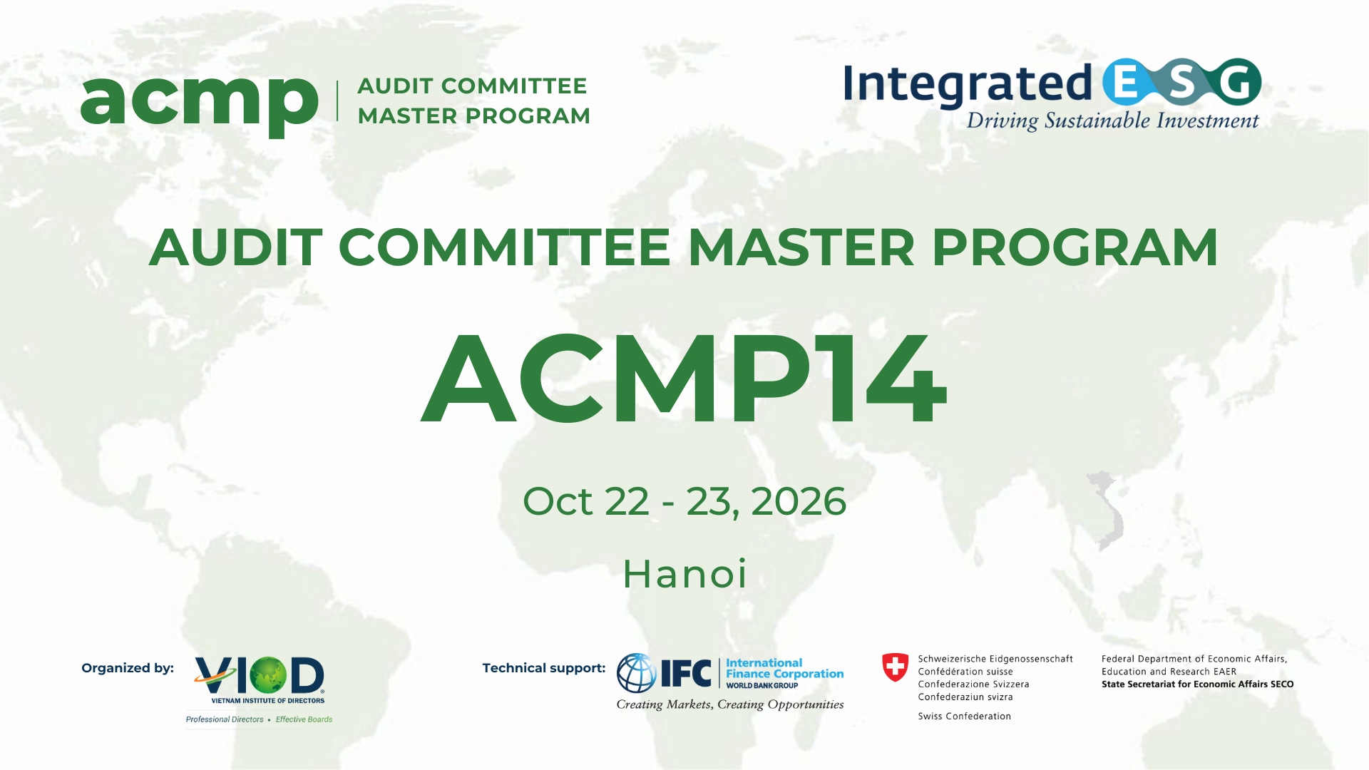 AUDIT COMMITTEE MASTER PROGRAM (ACMP14)
