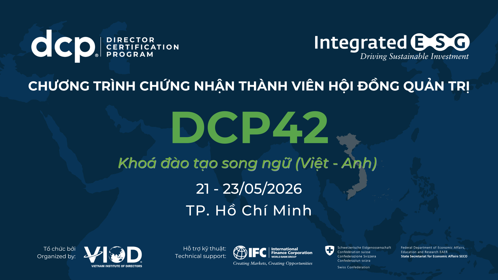 CHƯƠNG TRÌNH CHỨNG NHẬN THÀNH VIÊN HỘI ĐỒNG QUẢN TRỊ (DCP42)