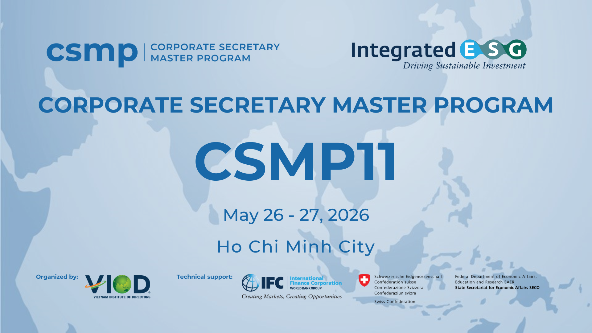 CORPORATE SECRETARY MASTER PROGRAM (CSMP11)