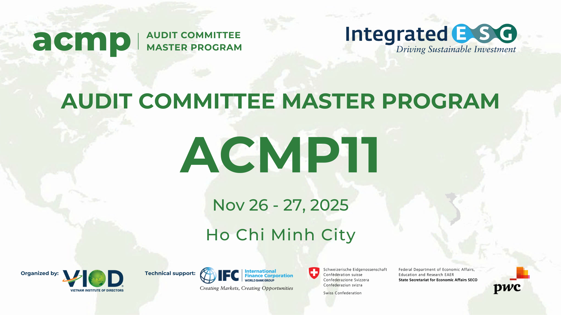 AUDIT COMMITTEE MASTER PROGRAM (ACMP11)