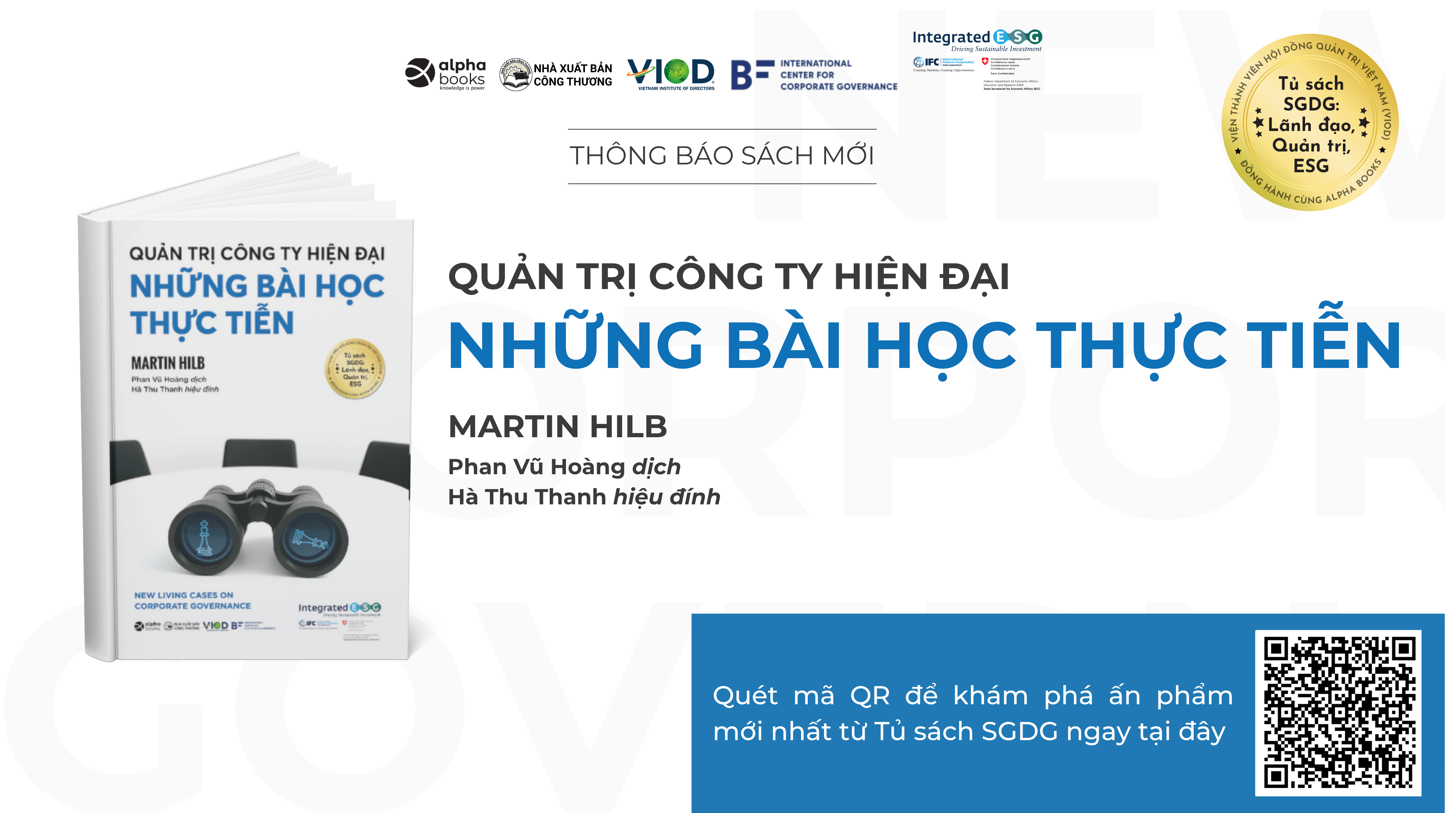 ẤN PHẨM “QUẢN TRỊ CÔNG TY HIỆN ĐẠI – NHỮNG BÀI HỌC THỰC TIỄN” (Bản sao)
