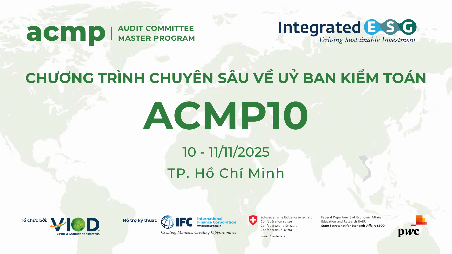 CHƯƠNG TRÌNH CHUYÊN SÂU VỀ ỦY BAN KIỂM TOÁN (ACMP10)