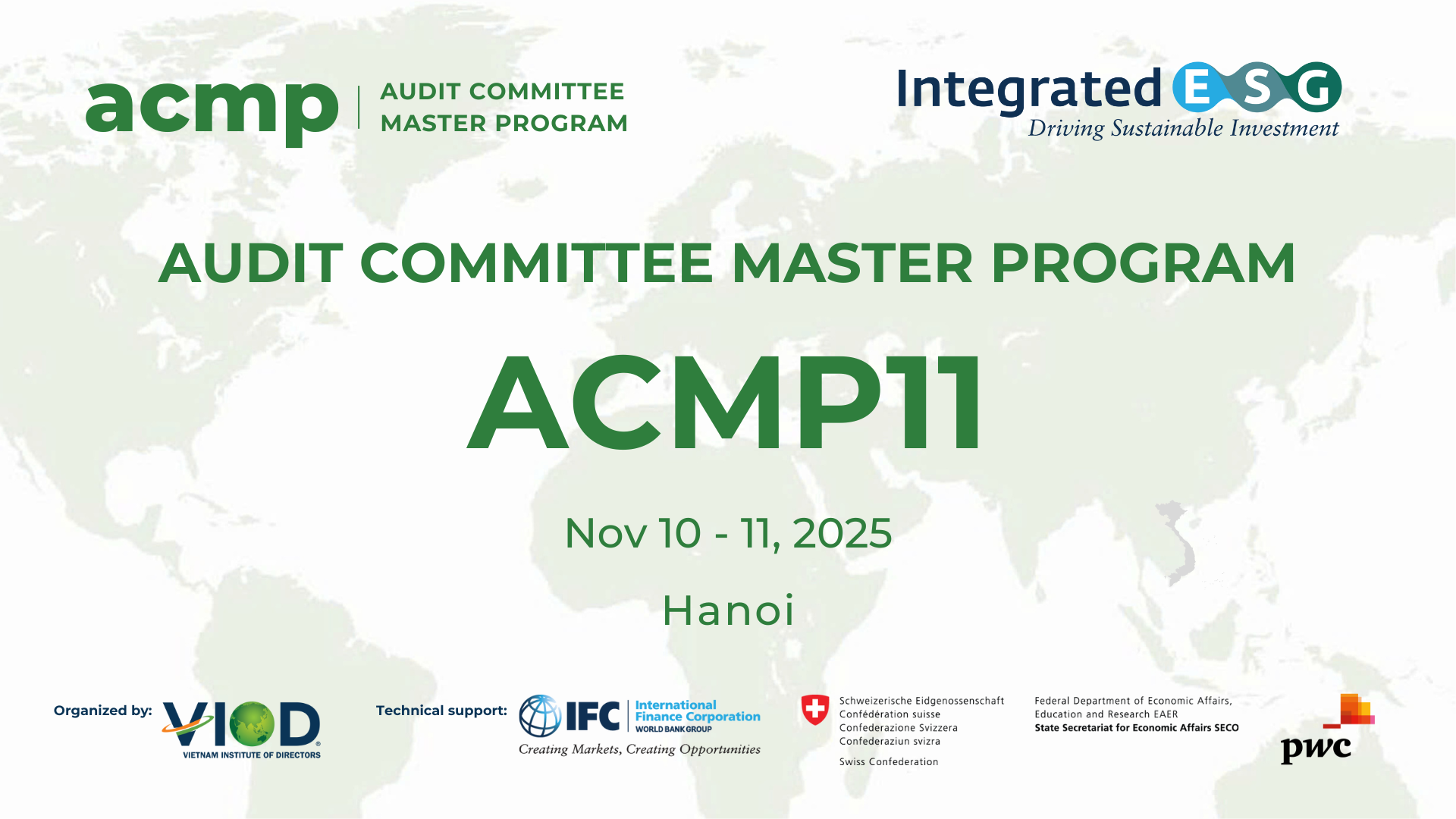 AUDIT COMMITTEE MASTER PROGRAM (ACMP11)