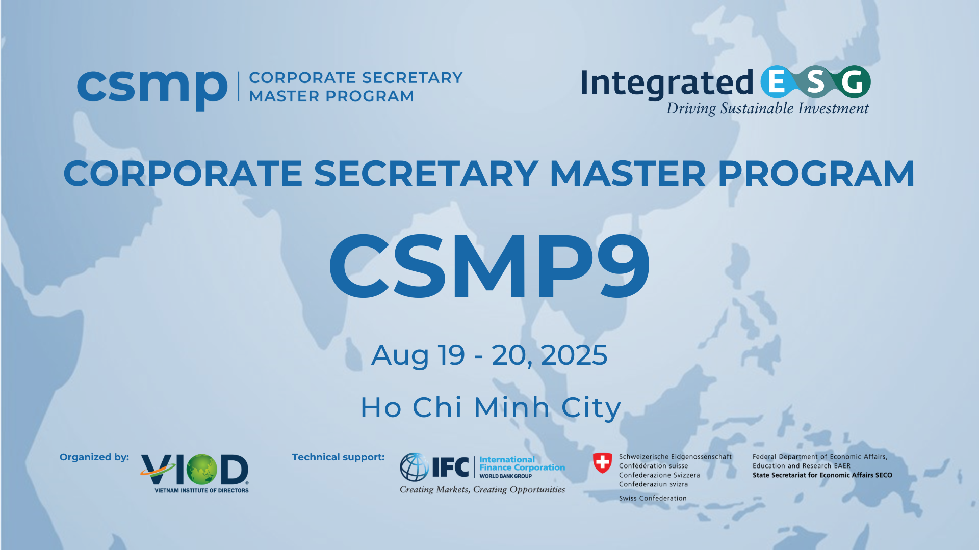 CORPORATE SECRETARY MASTER PROGRAM (CSMP9)