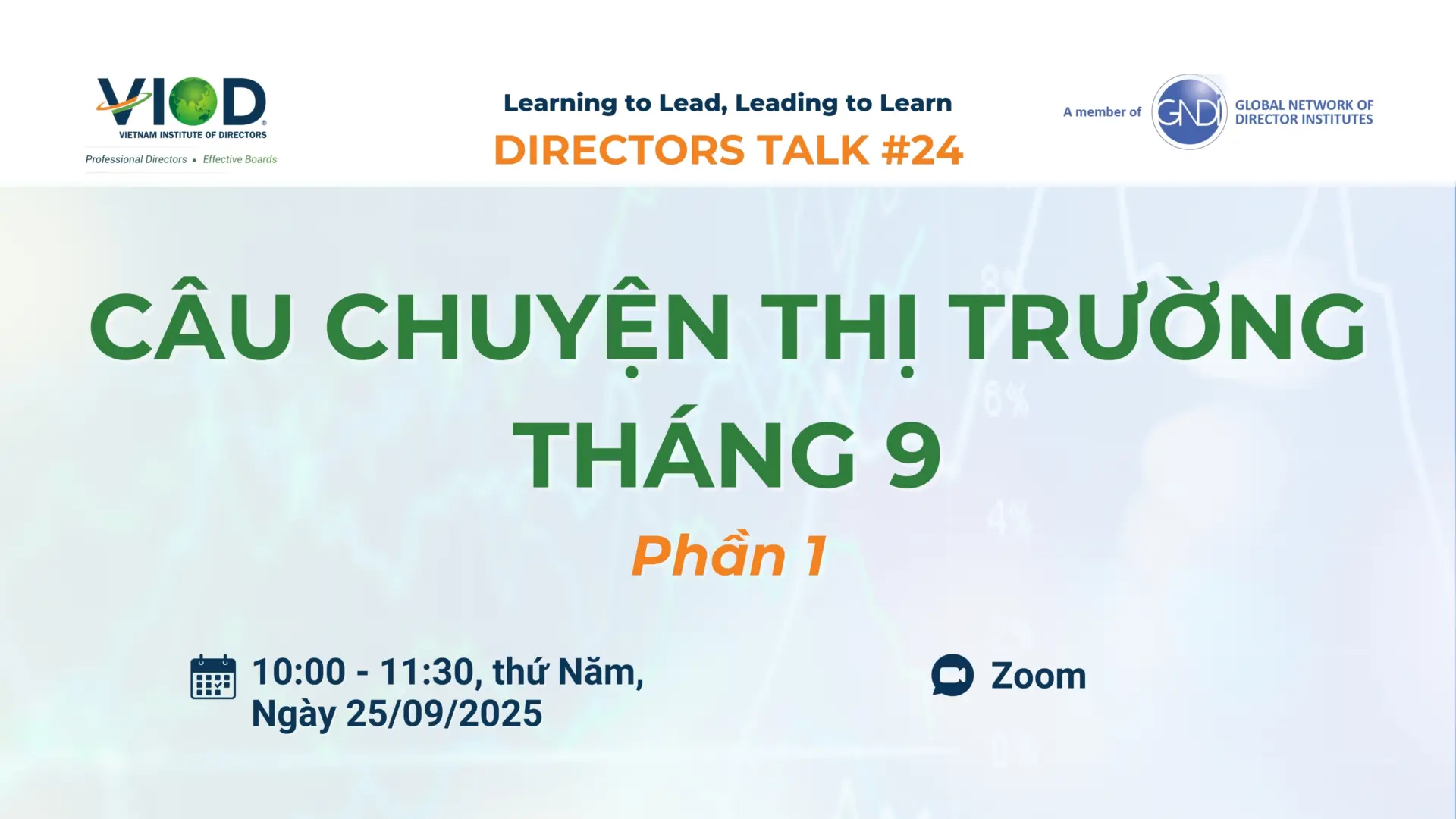 DIRECTORS TALK #24: CÂU CHUYỆN THỊ TRƯỜNG THÁNG 9