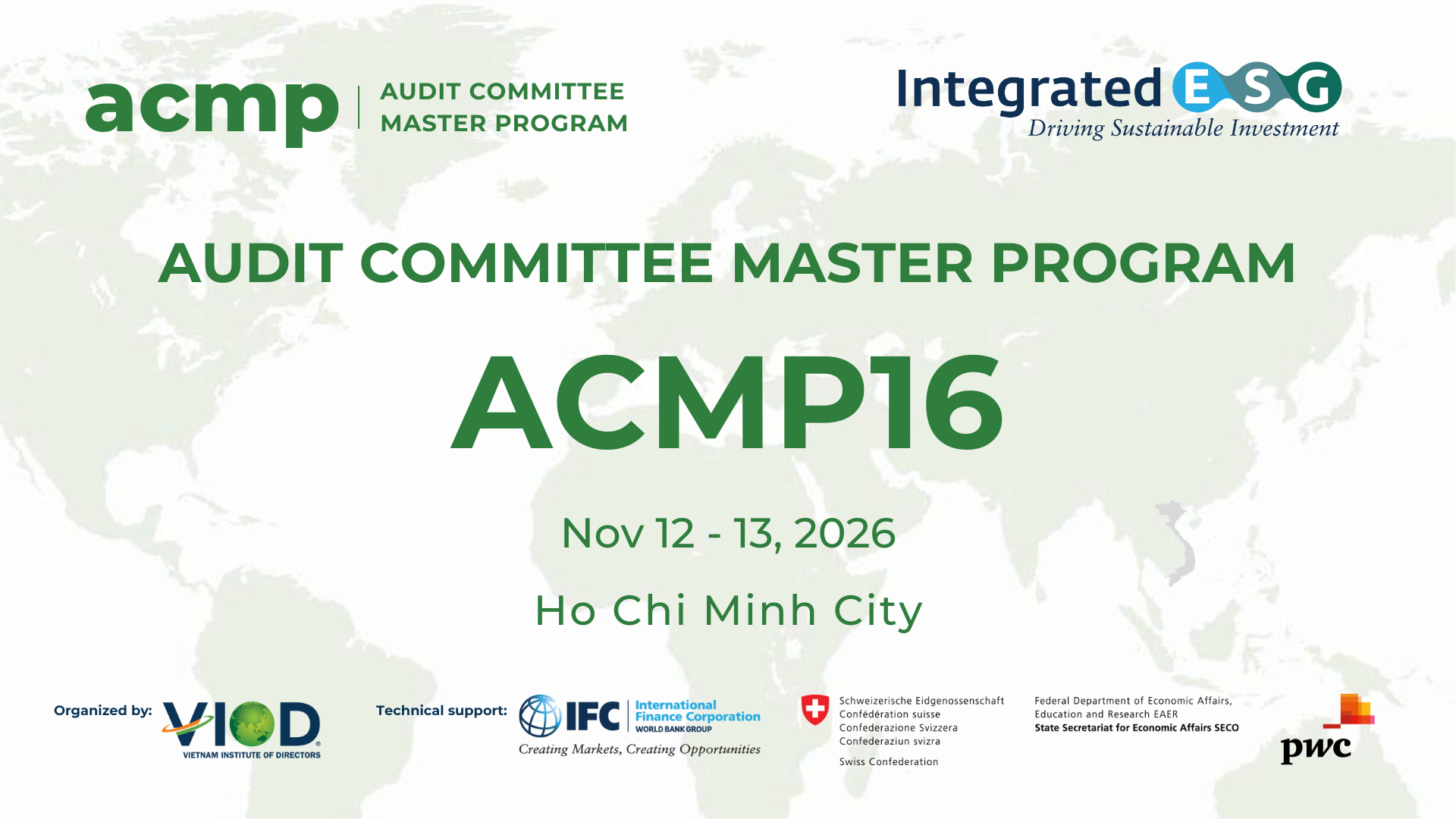 AUDIT COMMITTEE MASTER PROGRAM (ACMP16)