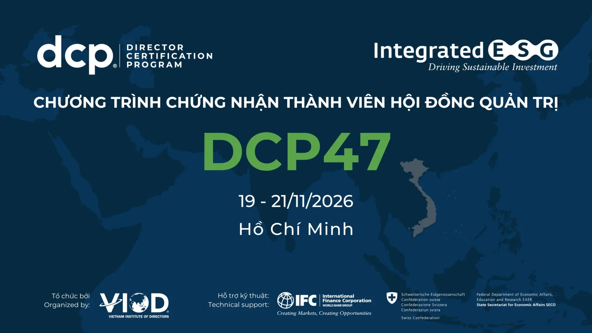 CHƯƠNG TRÌNH CHỨNG NHẬN THÀNH VIÊN HỘI ĐỒNG QUẢN TRỊ (DCP47)
