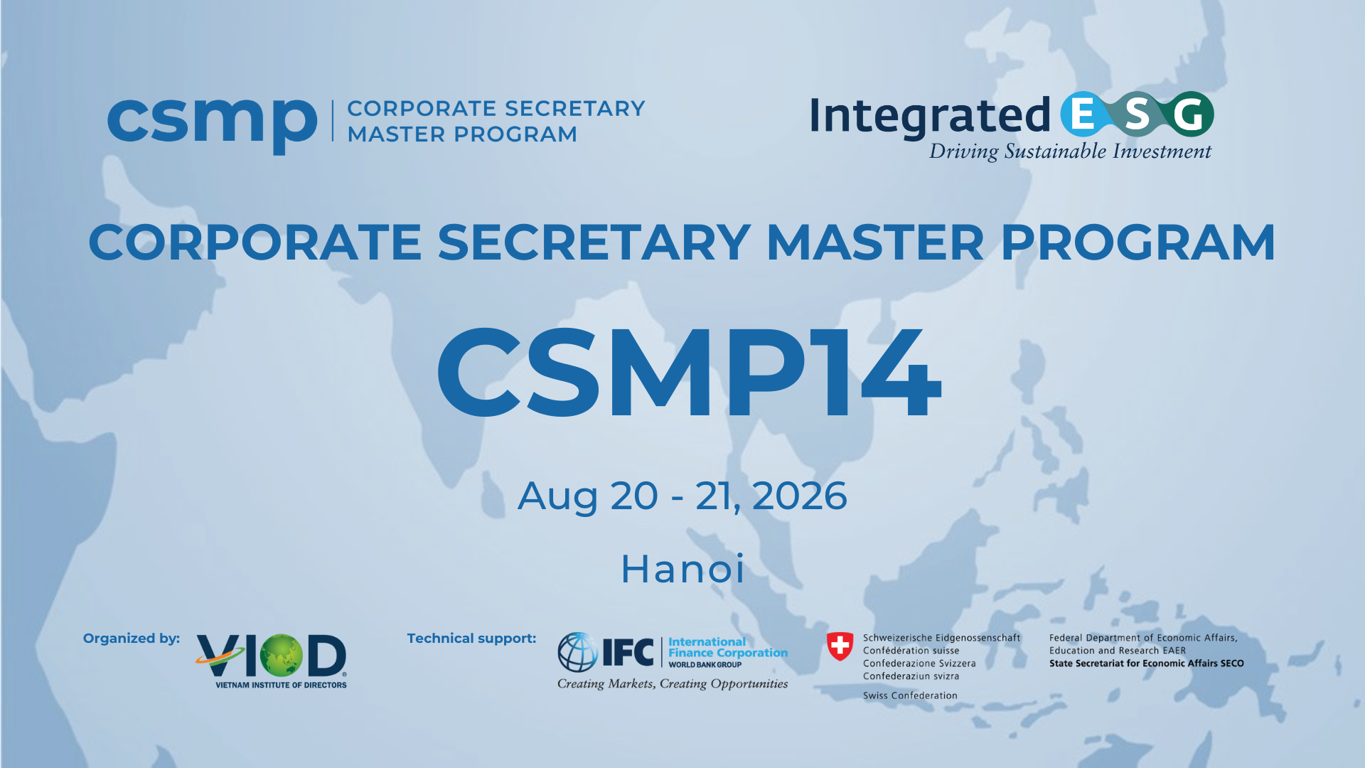 CORPORATE SECRETARY MASTER PROGRAM (CSMP14)
