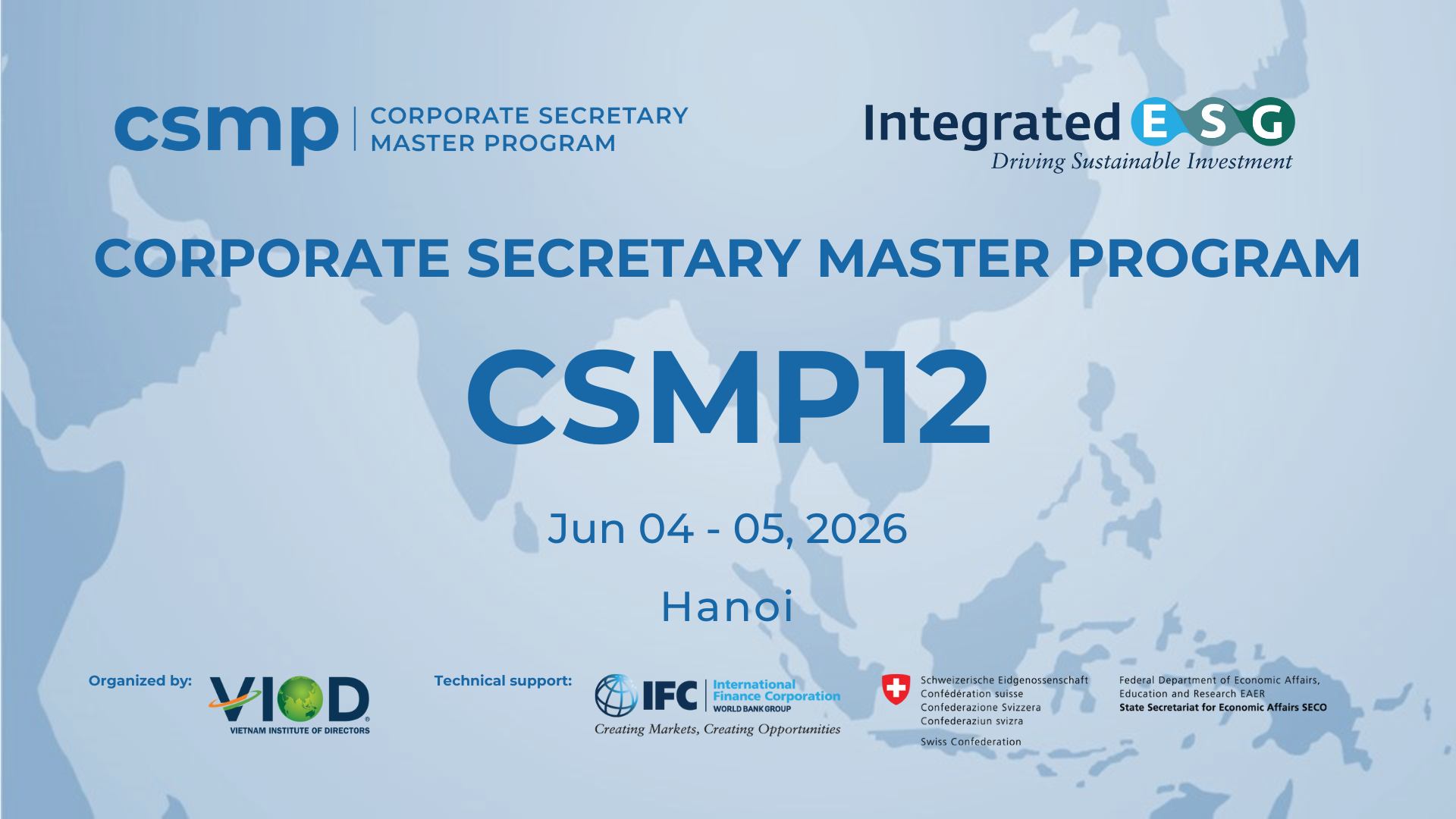 CORPORATE SECRETARY MASTER PROGRAM (CSMP12)