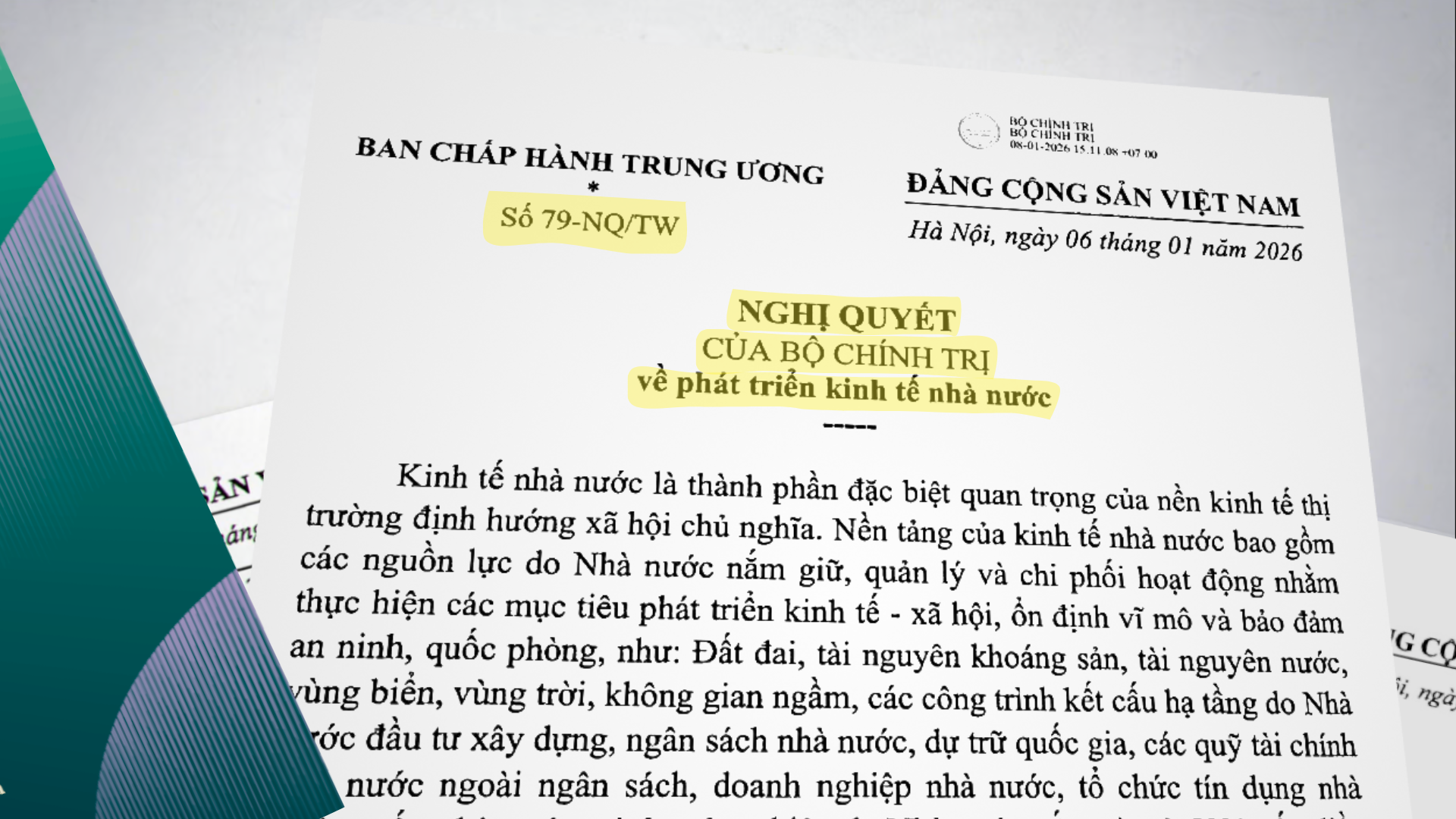 NGHỊ QUYẾT 79-NQ/TW: KHI QUẢN TRỊ CÔNG TY TRỞ THÀNH NỀN TẢNG CHO MỘT CHU KỲ PHÁT TRIỂN MỚI CỦA DOANH NGHIỆP NHÀ NƯỚC 